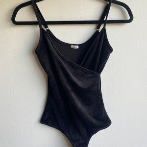Black Velvet Garage Bodysuit